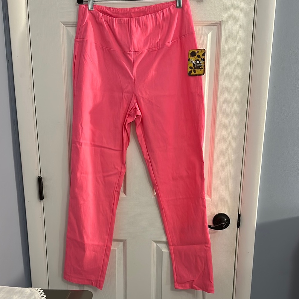 Pink Stretch Pull On Pants NWT